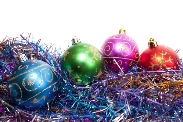 Bolas de Navidad varicolores —  Fotos de Stock