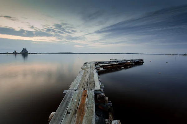 Утро на Белом море — стоковое фото