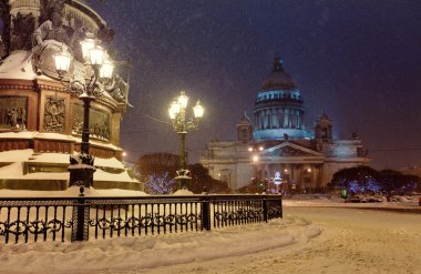 Saint Isaac cathedral clipart