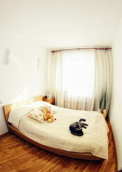 Dormitorio blanco —  Fotos de Stock