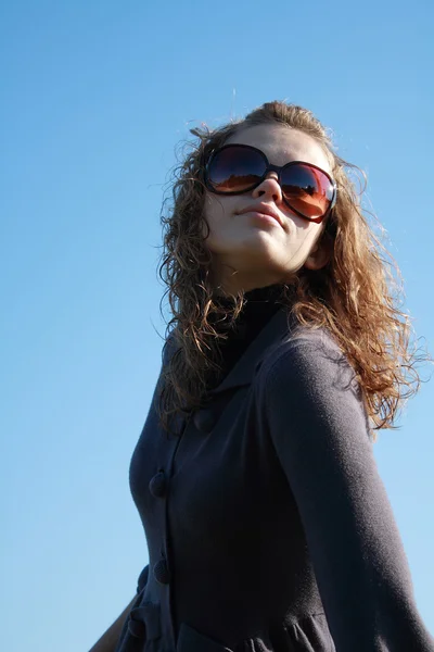 stock image Girl in sun glasses