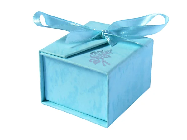 Caja azul — Foto de Stock