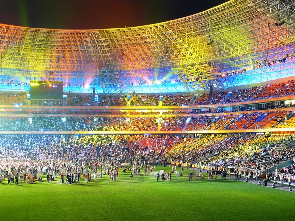 Bela arena multi-colorida — Fotografia de Stock