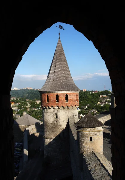 Башня средневековой крепости Кам — стоковое фото