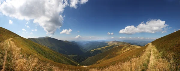 stock image Mountain valley Borzhava, Carpathian Mou
