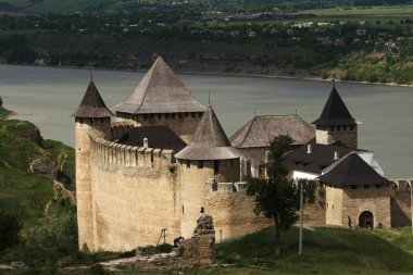 Chotyn castle, Ukraine clipart