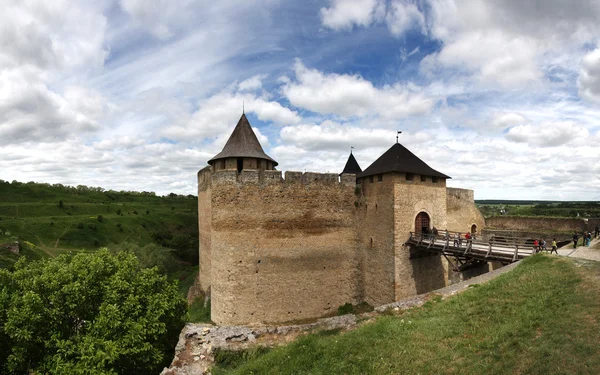 Крепость Хотин, Украина — стоковое фото