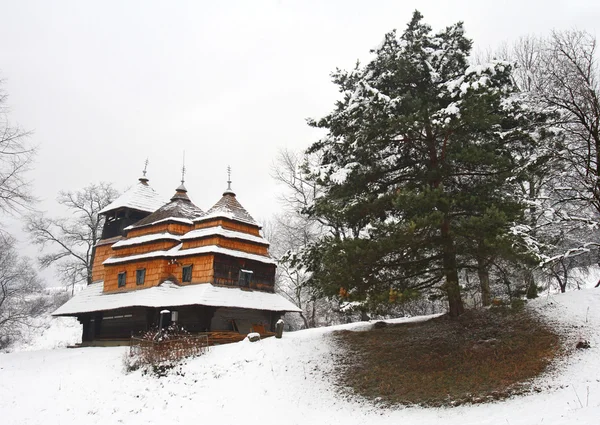 Wooden church, Ukraine — Zdjęcie stockowe