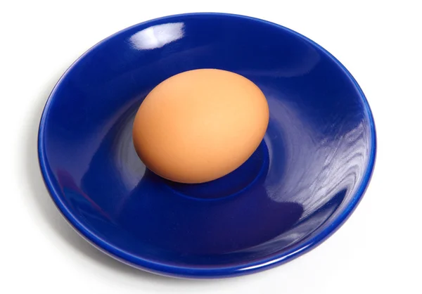 Egg on a dish — Stock Photo, Image