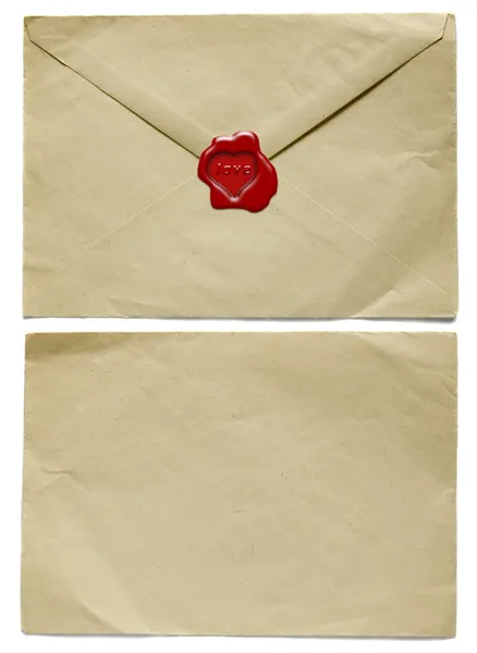 Eski zarfı — Stok fotoğraf