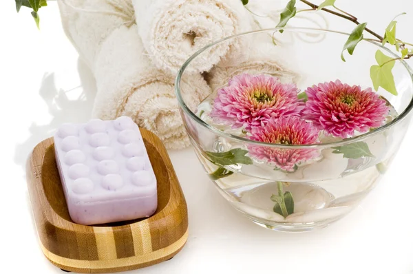 Přírodní mýdlo — Stock fotografie