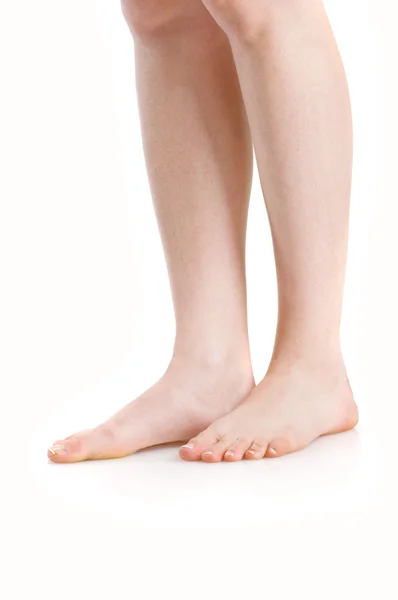 Conceito de cuidados de beleza com pernas — Fotografia de Stock