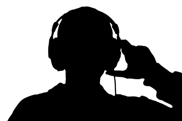 Силуэт наушника
