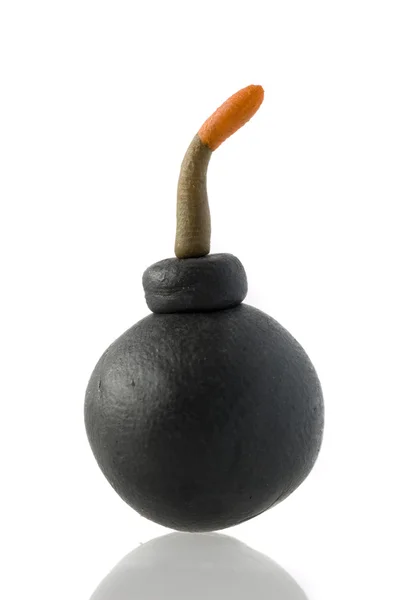 Пластилиновая бомба — стоковое фото