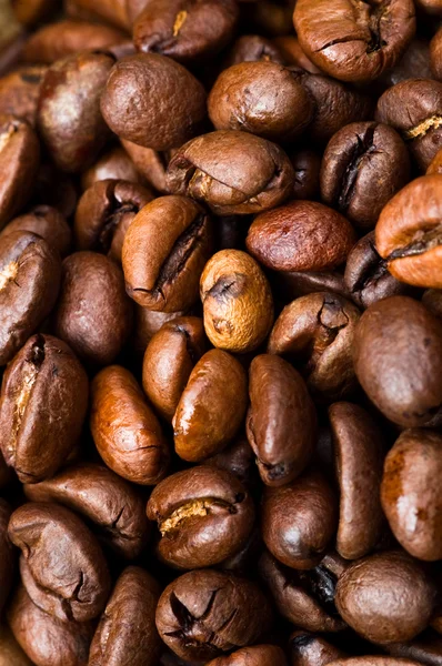 Kaffebönor bakgrund — Gratis stockfoto