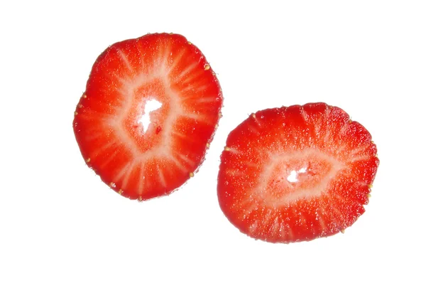 Slice of strawberry — Stock Photo, Image