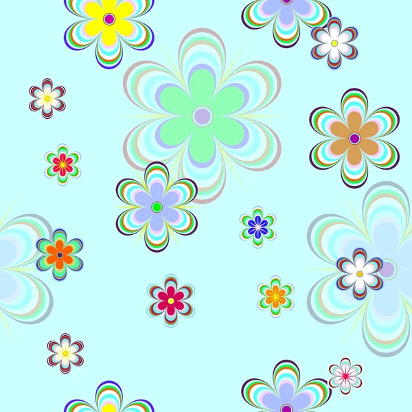 Вектор фона ячейки с цветами — стоковый вектор