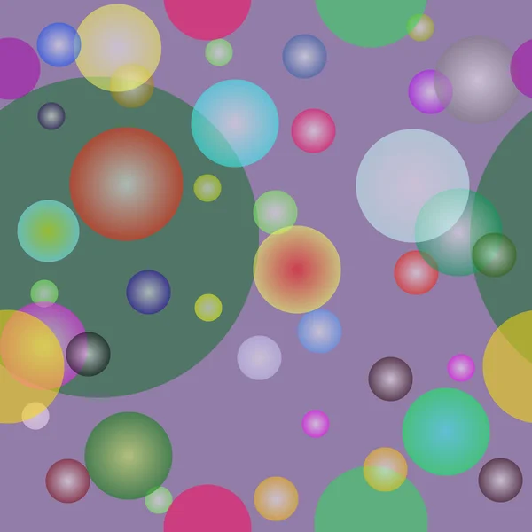 Vecteur sans couture avec des cercles — Image vectorielle