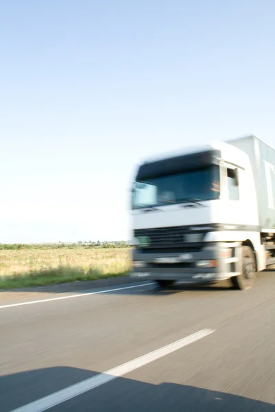 Truck with high speed — Stock Photo, Image