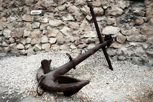 Old rusty anchor — Stock Photo, Image