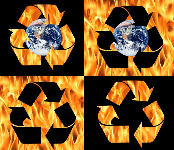 Natürliches Recycling Stockbild