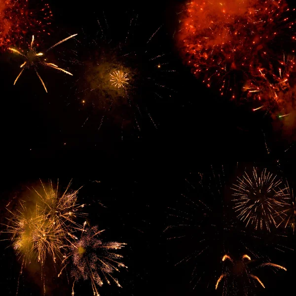 Fireworks backgroud — Stock Photo, Image