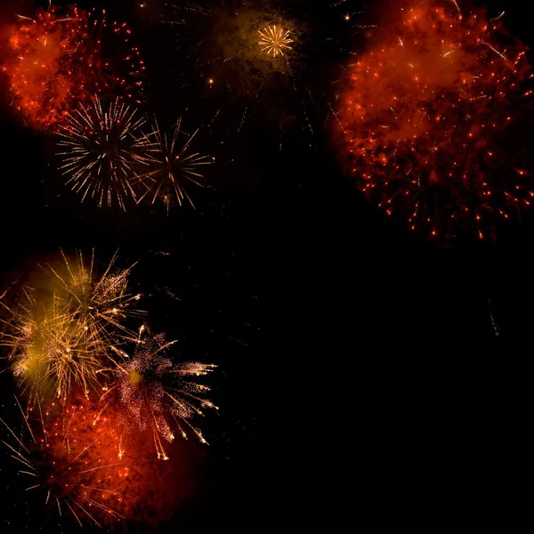 Fireworks backgroud — Stock Photo, Image