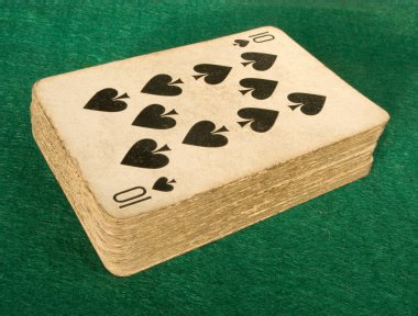 Old deck of cards. clipart