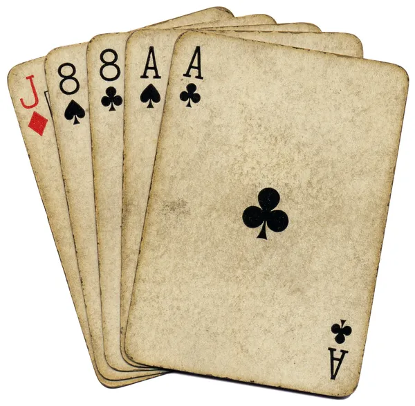 Aces and eights, the dead mans hand. — Stock Photo, Image