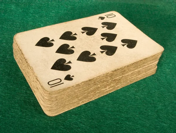 Vieux jeu de cartes . — Photo