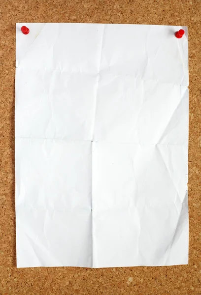 Old blank white paper. — Stock Photo, Image
