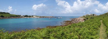 St. Agnes and Gugh, Isles of Scilly. clipart