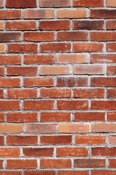 Colorful red brick wall. — Stock Photo, Image