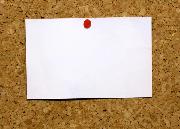 Pequeña tarjeta de visita blanca en blanco . —  Fotos de Stock