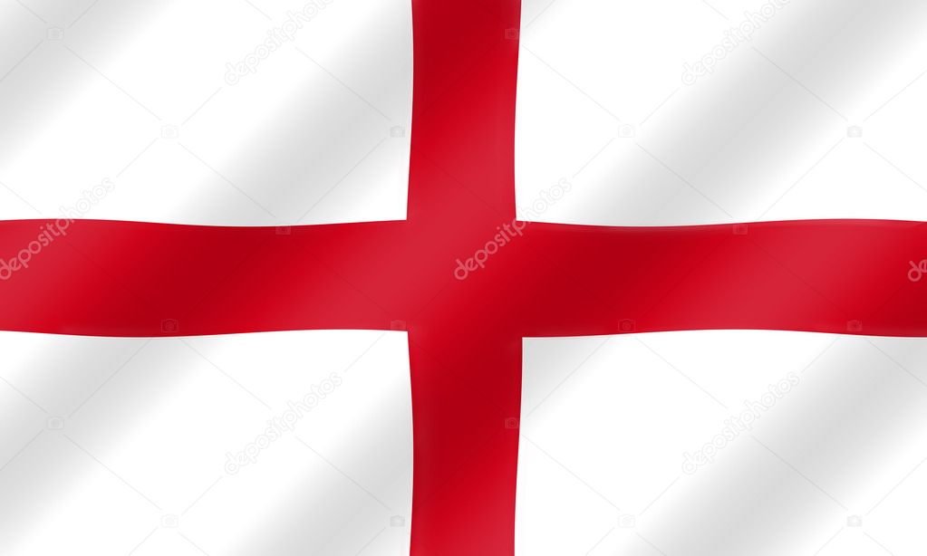 English St. George flag.
