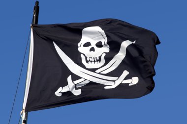 korsan gemisi bayrağı.