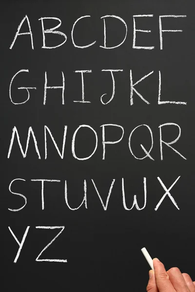 黒板には、アルファベット. — ストック写真