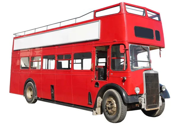 London roter Doppeldeckerbus — Stockfoto
