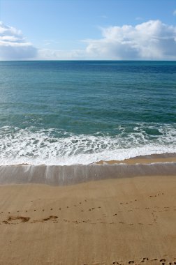 Porthleven beach, cornwall, İngiltere.