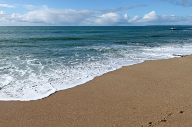 Porthleven beach, cornwall, İngiltere.