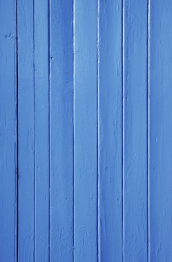 Blue painted wooden fence. clipart