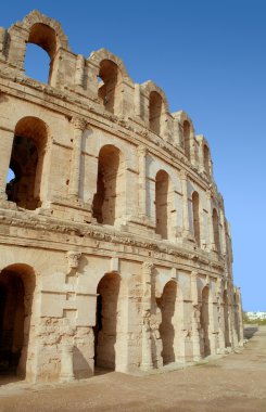El Jem Roman Coliseum. clipart