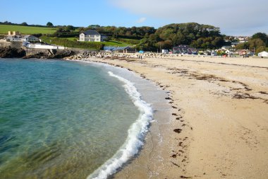 Swanpool Beach, Falmouth Cornwall UK. clipart