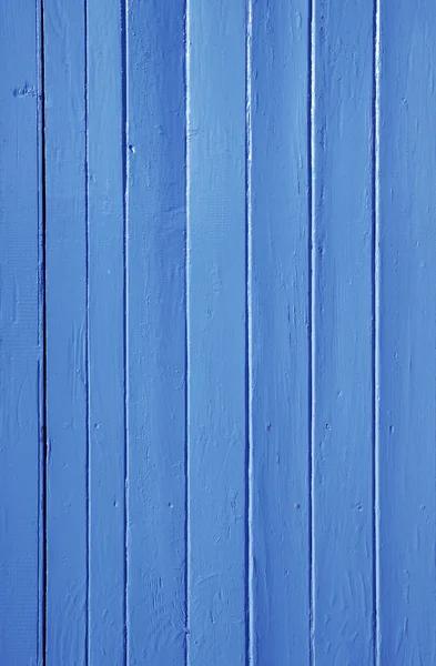 Niebieski malowane drewniane ogrodzenia. — Zdjęcie stockowe
