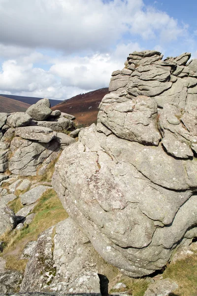 Bonehill skały w dartmoor. — Zdjęcie stockowe