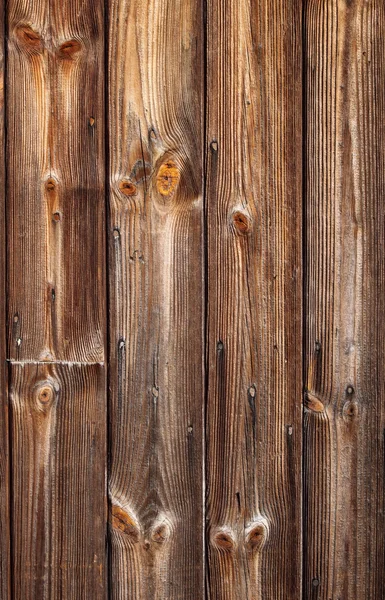 暗い茶色の木製のフェンス. — ストック写真