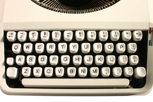 Старые ключи от пишущей машинки . — стоковое фото
