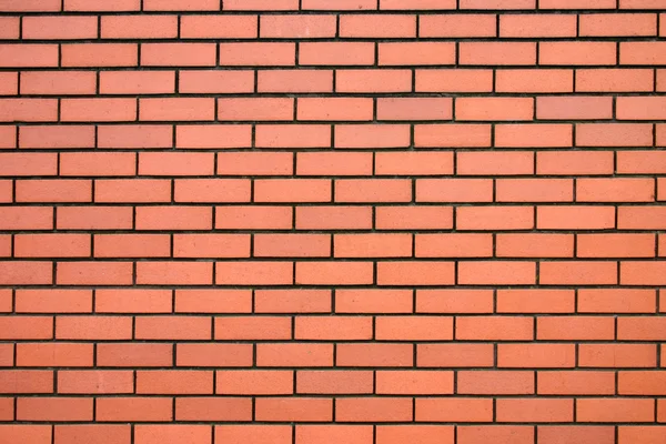 Mur moderne en brique rouge. — Photo