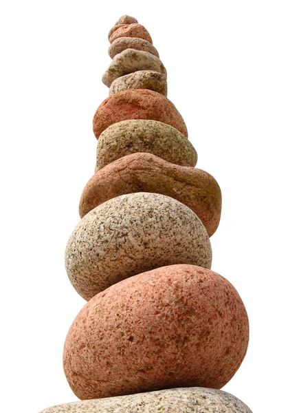 Large stack of beach stones. — Stock Photo, Image