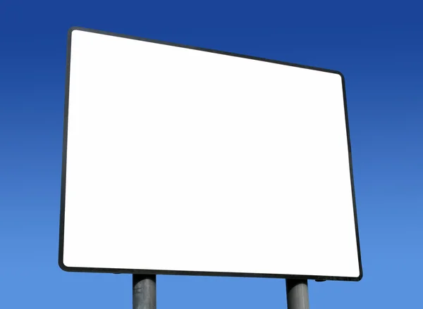 Big blank white sign. — Stock Photo, Image